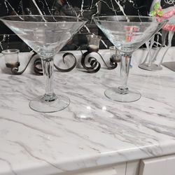 Pair vintage glasses