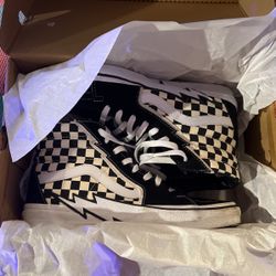 Vans High Top Checkers 