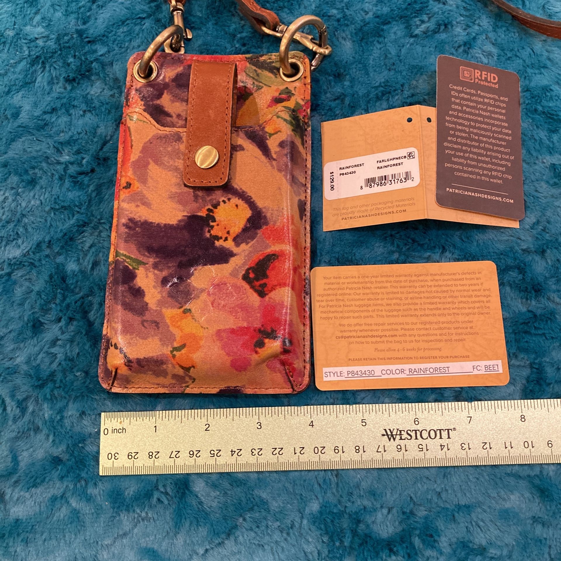 Patricia Nash Crossbody Phone Purse