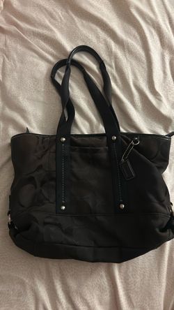 Coach Signature Tote Bag Black