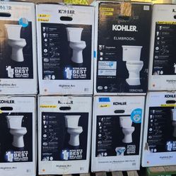 (NEW)$120 KOHLER Toilets Enlongated and Round 