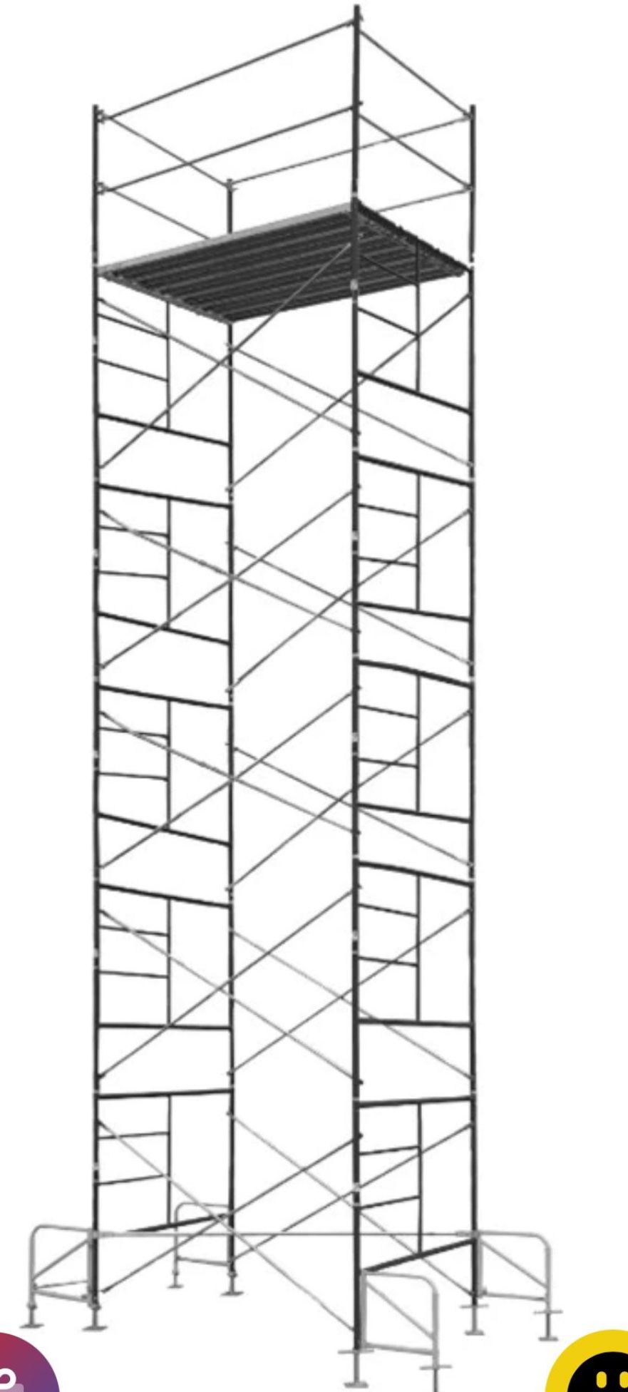 25 Ft Rolling Scaffolding 5’ X 7’ With Guard Rail And Outriggers New 1600.00,All Products : American Fashion Style Bags On Sale