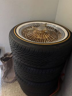 Gold Wire Spoke Rims