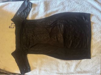 Black snake print tight dress