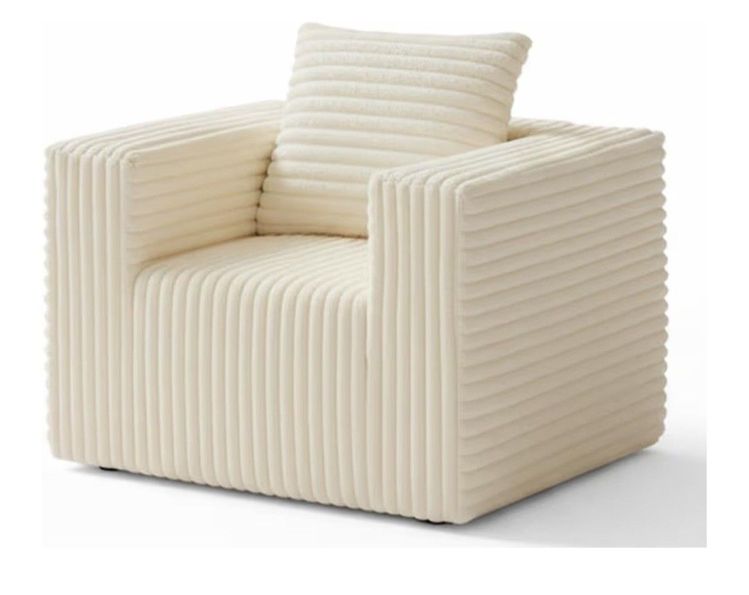 Beige Foam Chair