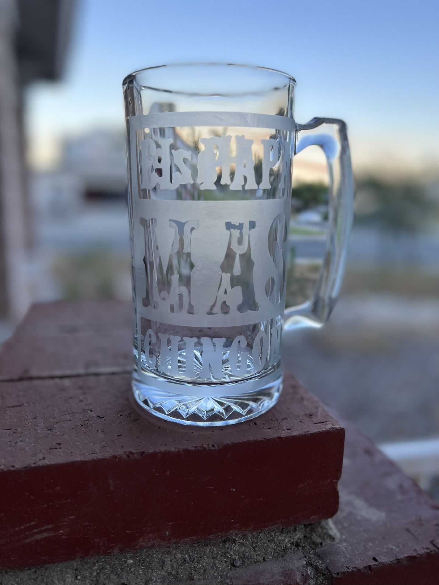 El Papa Mas Chingon Beer Mug (24oz)