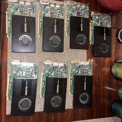 Lot of 8 Graphics Cards and Other Assorted Electronics