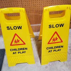 Children At Play Signs