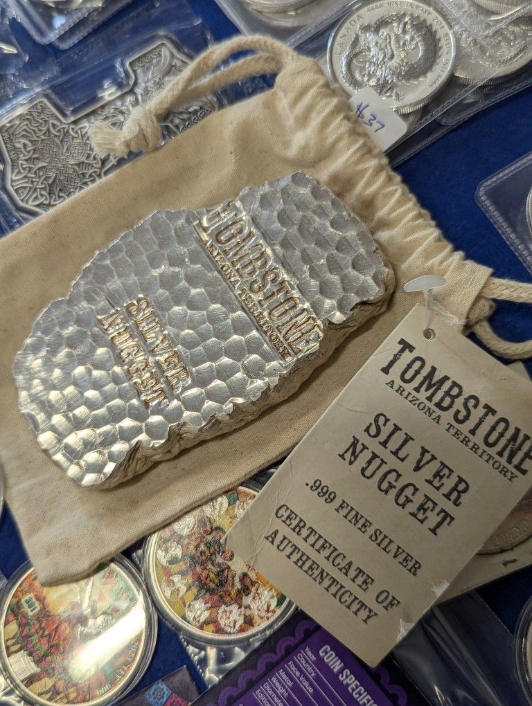 Silver Tombstone Nugget Kilo