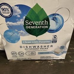 Seventh Generation Dish Washer Pods 72