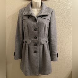 Mango grey coat Sz.S great condition