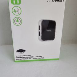 Belkin 4 PORT Powered USB 2.0 HUB For MAC or WINDOWS