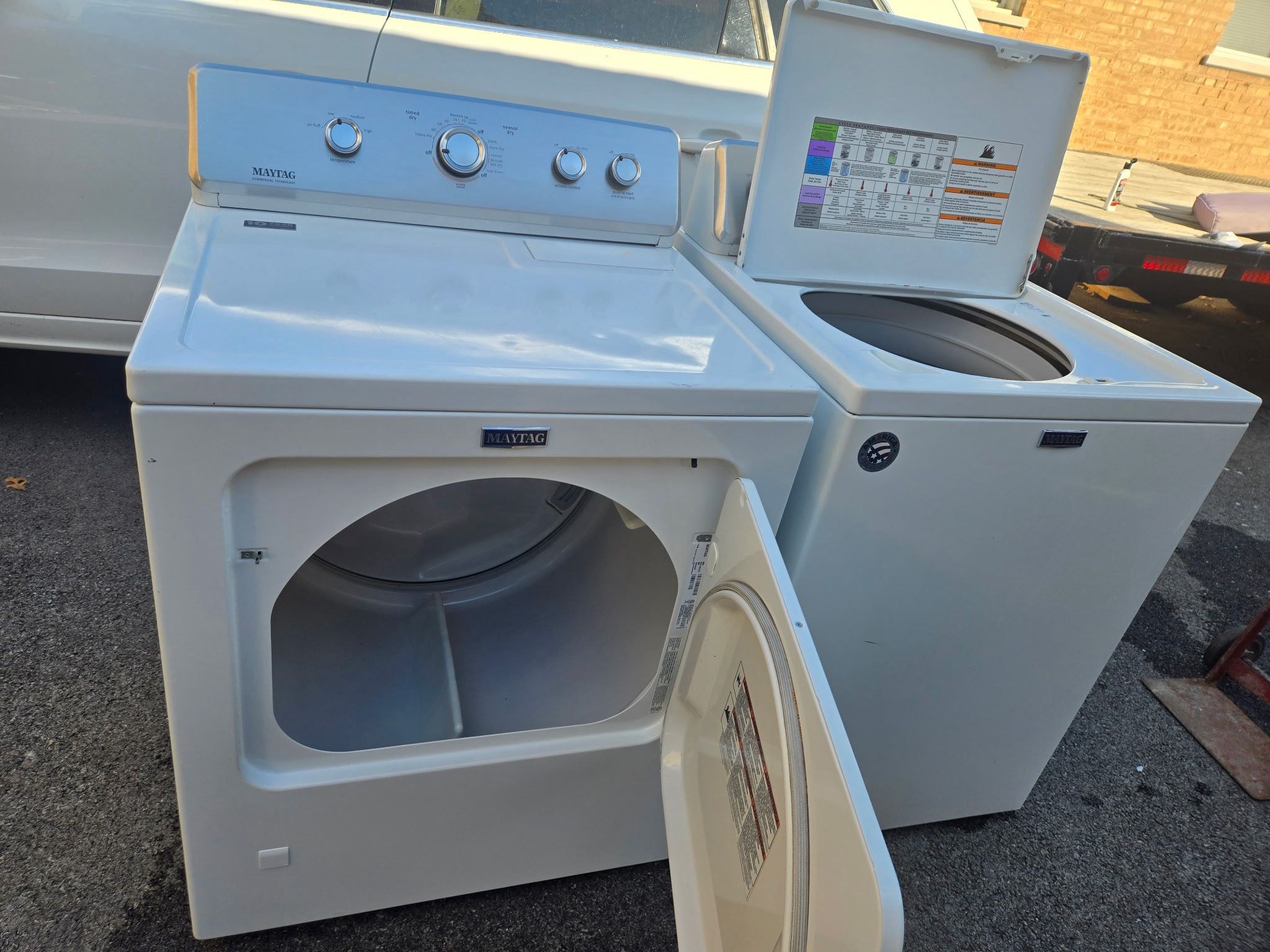 Maytag washer and dryer