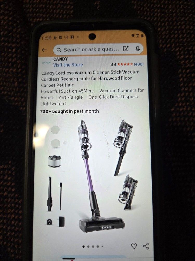 Candy Cordless Vacuum