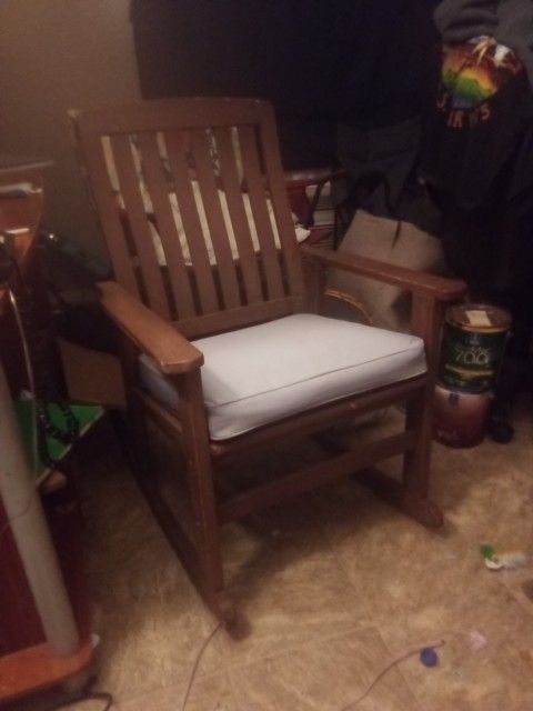 Brown Rocking Chair