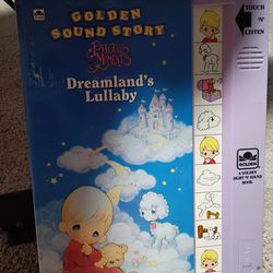 Vintage golden sound story precious moments book