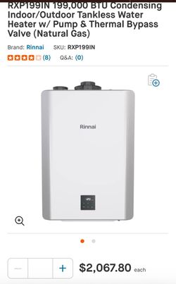 Tankless water heater