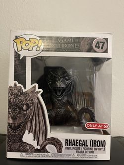 Game Of Thrones: Rhaegal Iron Jumbo Funko Pop