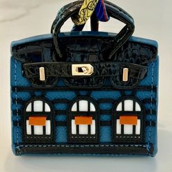 Mini House Small leather Bag Headphone or bag charm