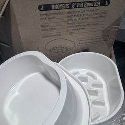 ‘8 Slow Feeder Pet Bowl