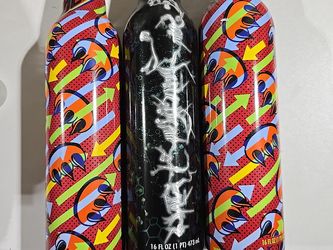 Vintage Mountain Dew Green Label Art Aluminum Bottles 16oz Lot of 3 Sealed