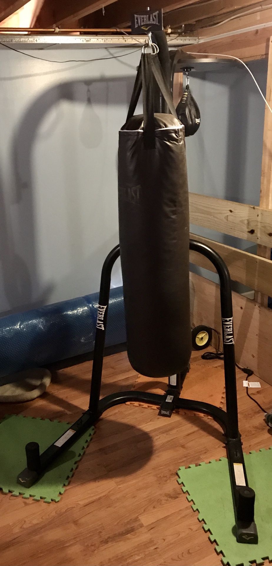 100lb PUNCHING Bag and Stand w/ Speed Bag