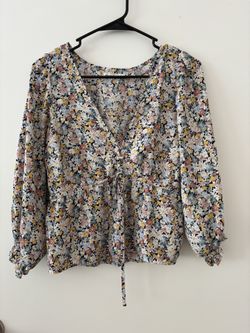 Floral Blouse - size M