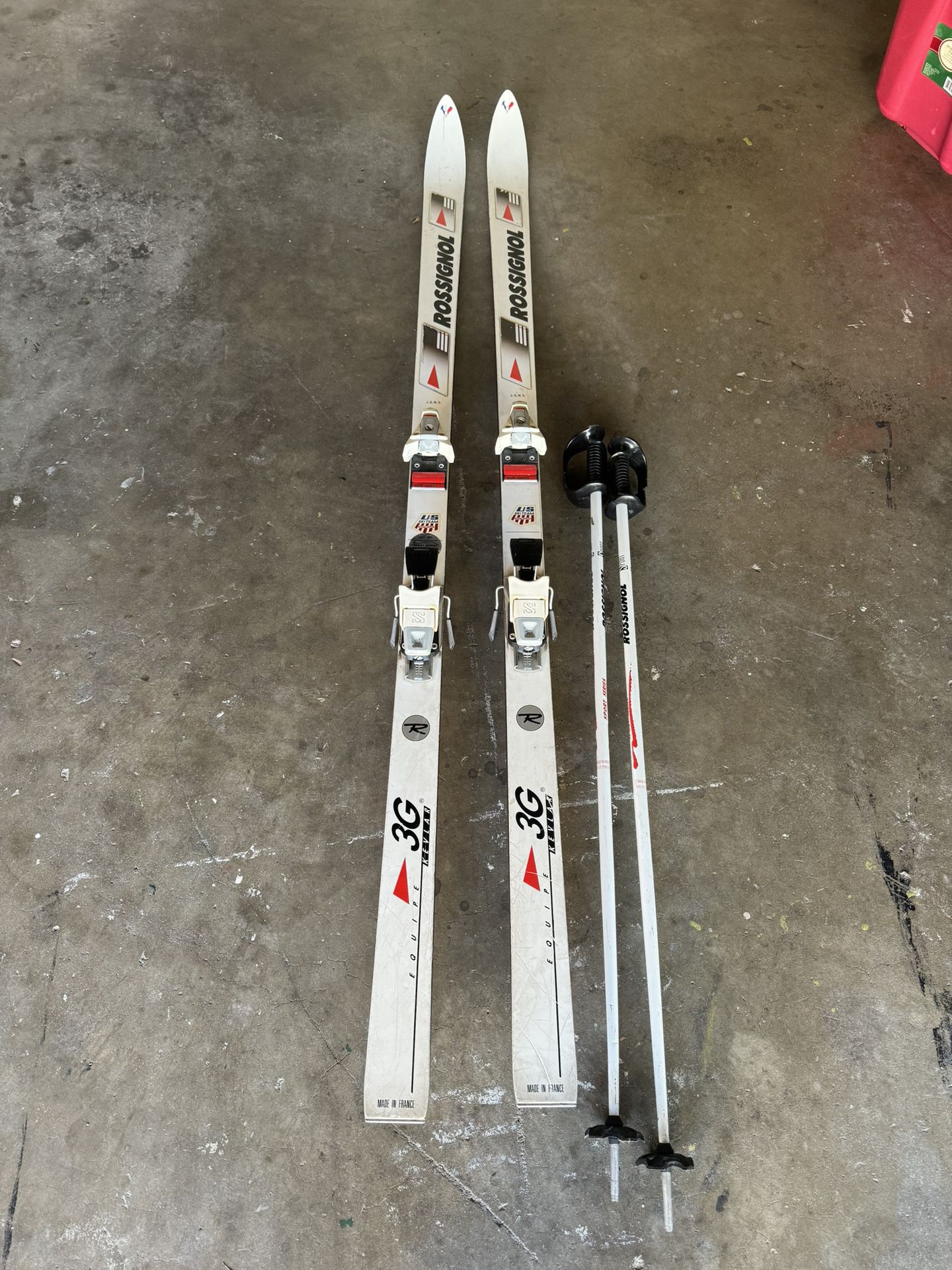Rossignol Men’s Ski Set With Poles/Bindings 