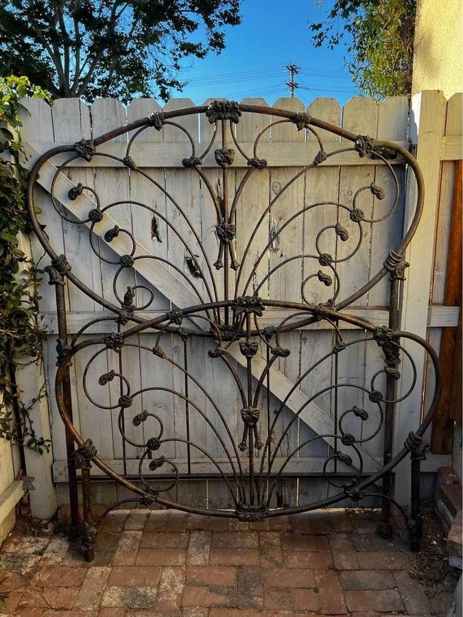 Full Vintage Iron Bed Frame