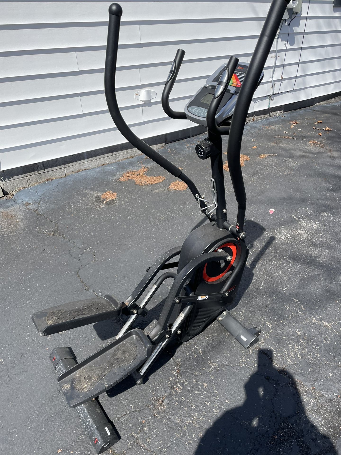 Sunny Health & Fitness Cardio Climber Stepping Elliptical Machine