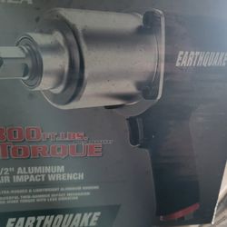 Earthquake  1/2 Inch Aluminum  Air Impact Wrench