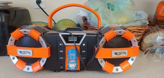 Hot Wheels Boombox CD Player with FM Radio