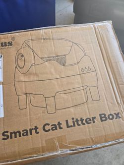 Smart cat litter box