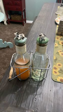 Country glass bottle
