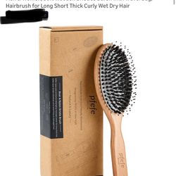 Pfefe Boar & Nylon Bristle Brush  “NEW In Box”