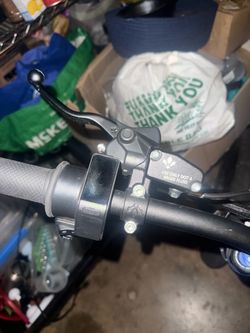 Formula e moto rear brake