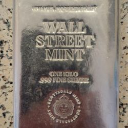 One Kilo Silver Bar
