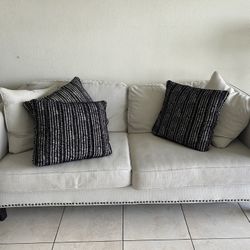 Couch’s , End Table And Lamp