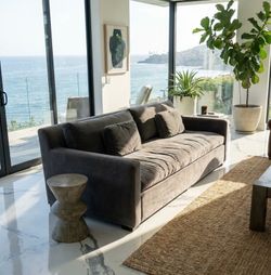 FREE DELIVERY - Restoration Hardware grey Maxwell couch