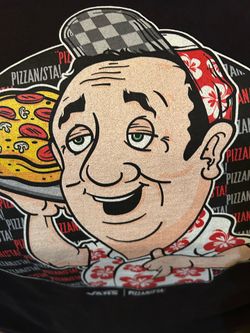 Medium size vans pizzanista shirt