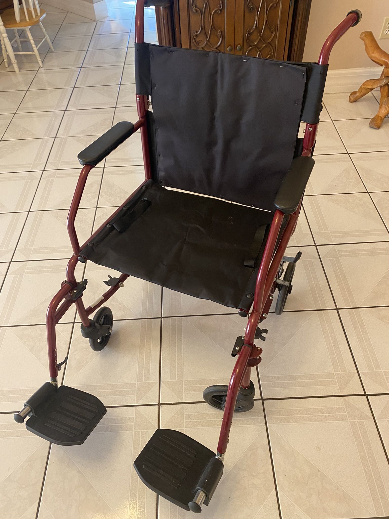 Lightweight Wheelchair.  Easy To Carry 