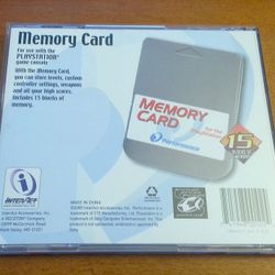 PS1 Memory Cards 