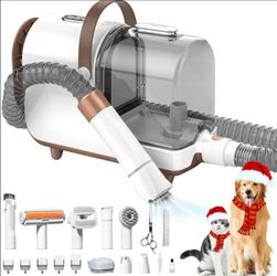 Bunfly Dog Grooming Kit & Dog Hair Vacuum