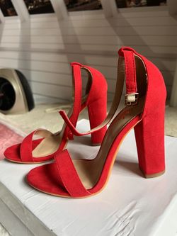 NEW Women's 4 Inches Block High Heels Sandal ( Size 6)