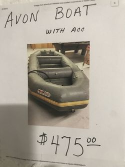Avon inflatable boat
