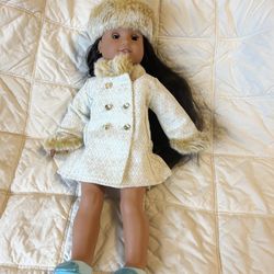 American Girl Doll Hat and Coat Set 