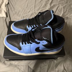 jordan 1 low university blue black