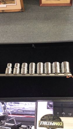 Snap-On USA Metric 8 PC 13MM-22MM 1/2 Inch Drive 12 PT Socket Set 💵  💳  💵  Cash and Card Accepted