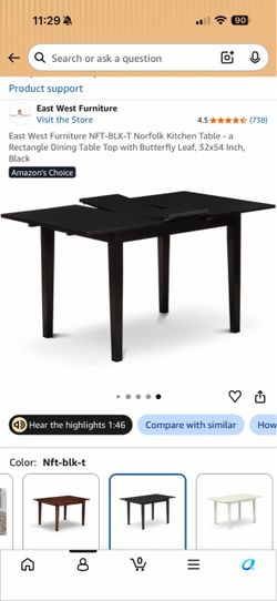 Extendable dining table