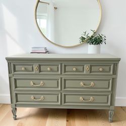 Vintage Green Dresser